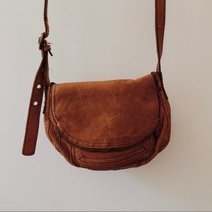 Vintage Lucky Brand Italian Leather Crossbody Bag